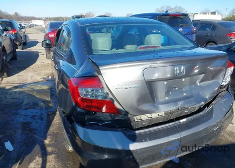 2012 Honda Civic Ex z USA, uszkodzony, nr VIN 19XFB2F81CE076674